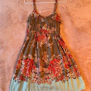 Multicolored Strap Dress